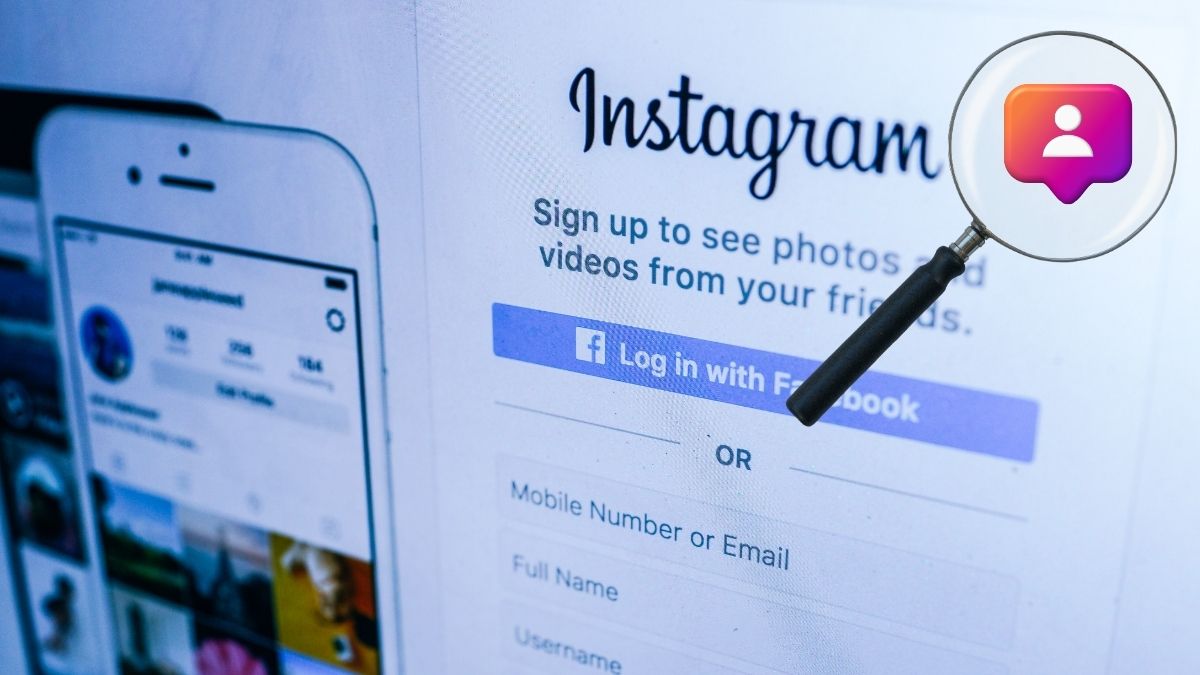 Visualizando um perfil sem uma conta do Instagram
