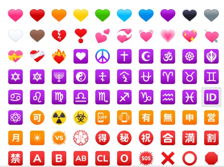 Sembol emojiler